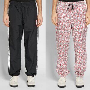 Adidas x Have A Good Time Reversible Track Pants All Over Print Black Red